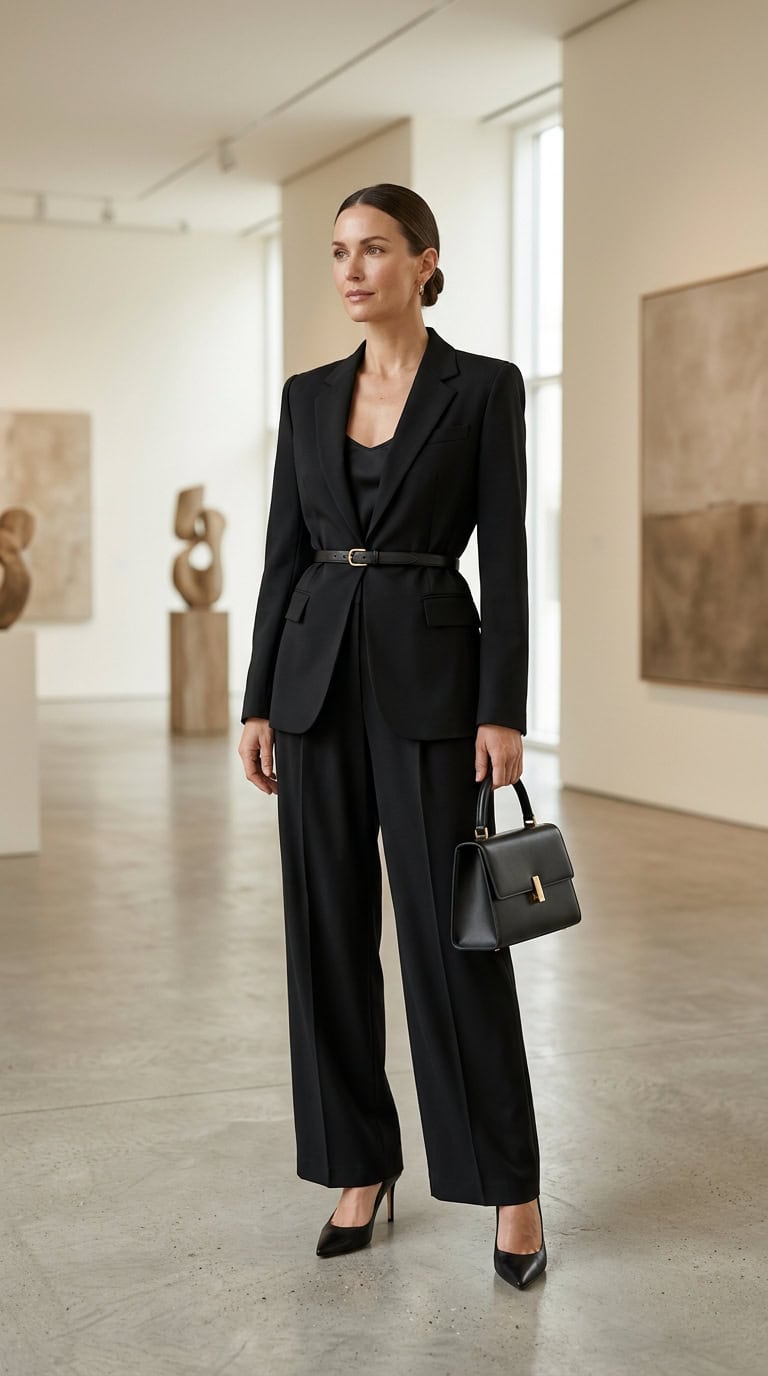 black blazer outfits for women