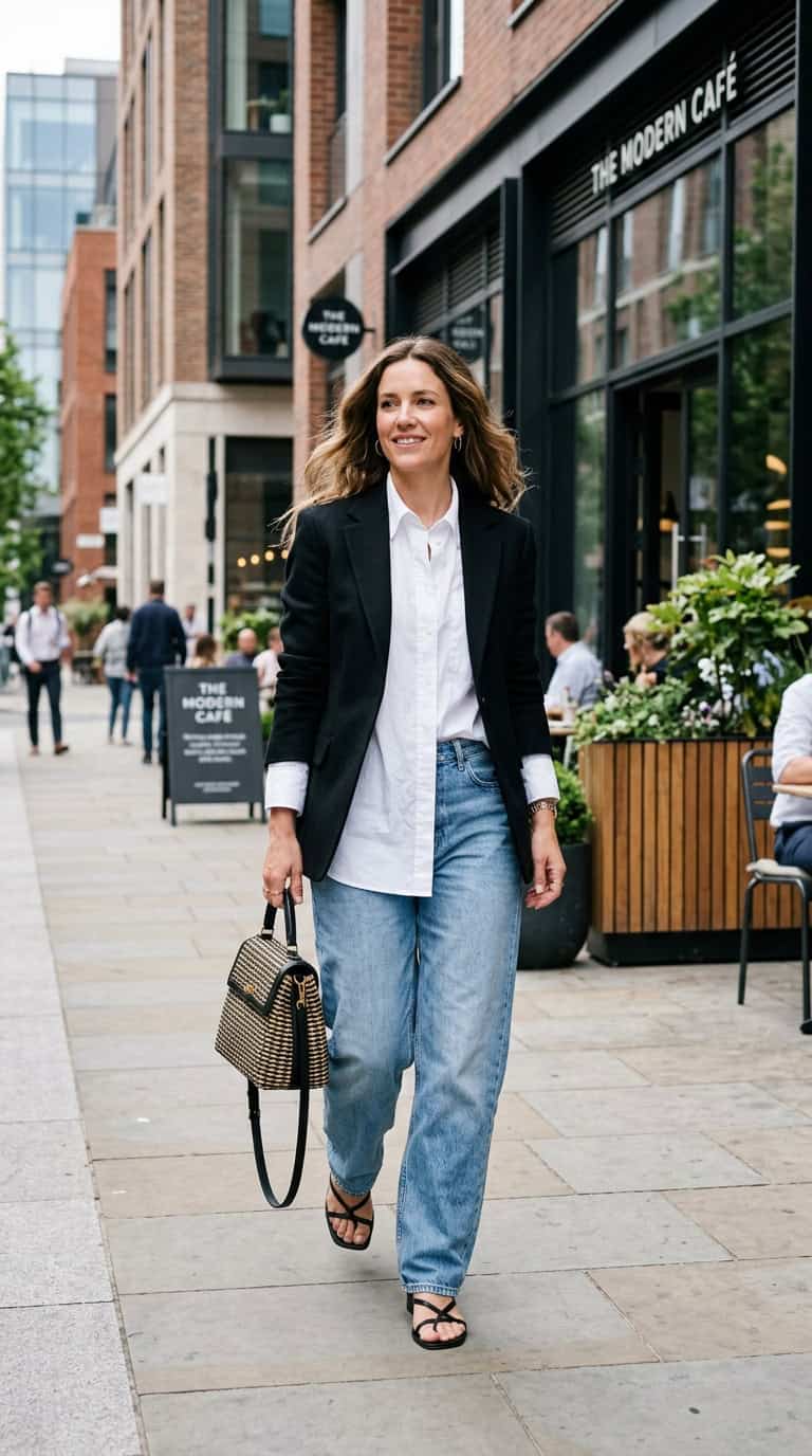 black blazer outfits for women