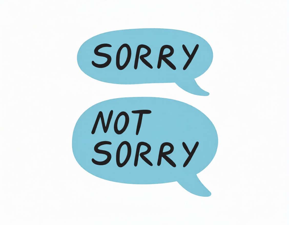 things you should never apologize for in life