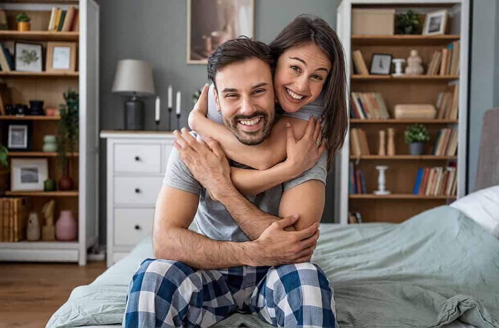 signs a man is happy in a relationship