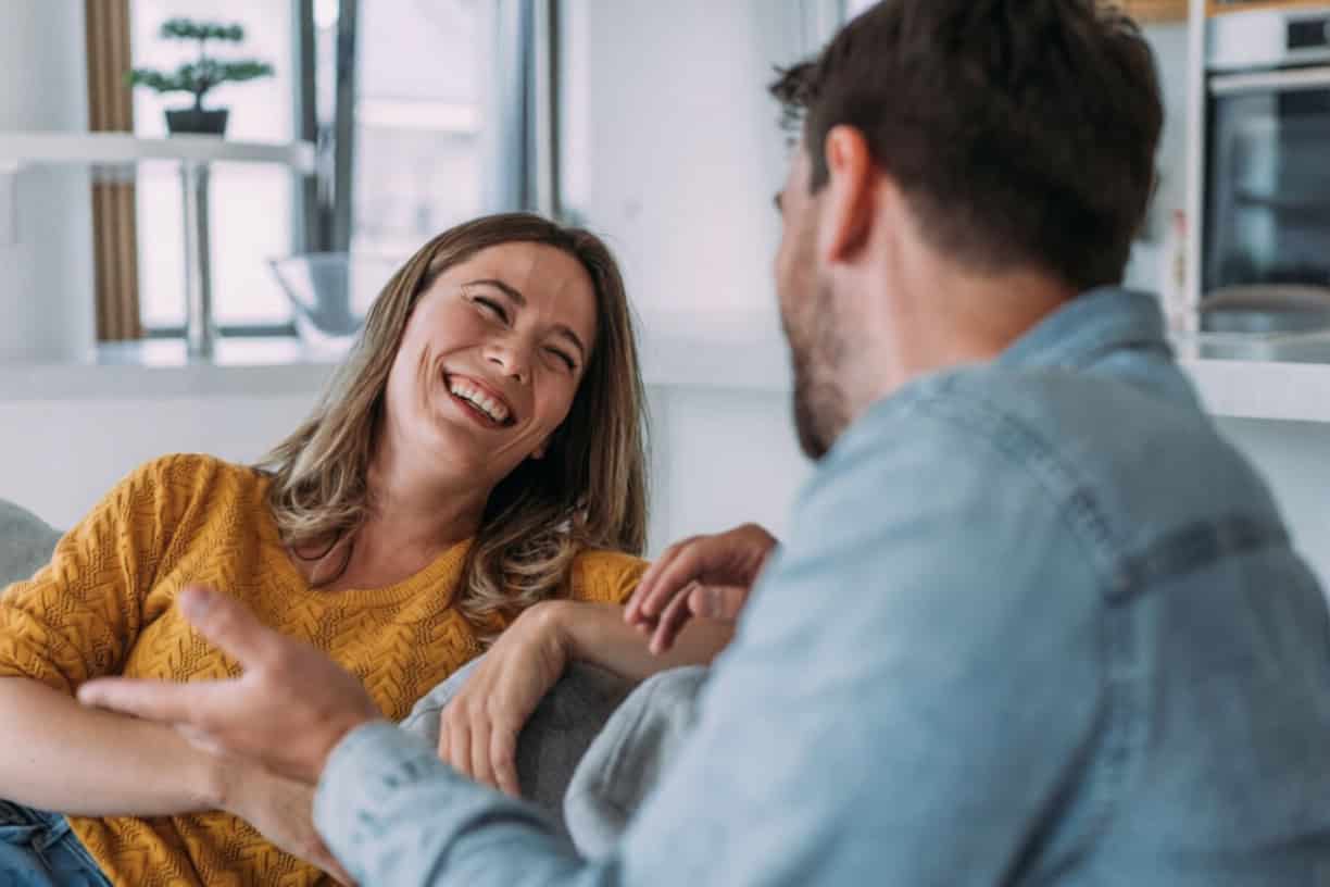 signs a woman is happy in a relationship
