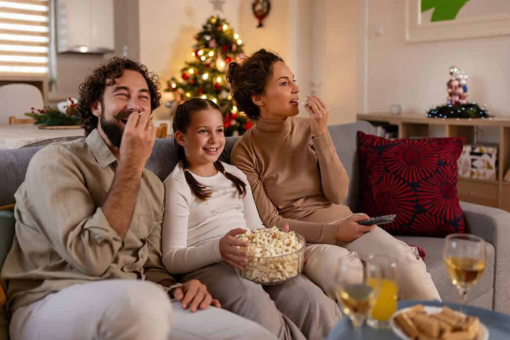 Christmas movies for family night