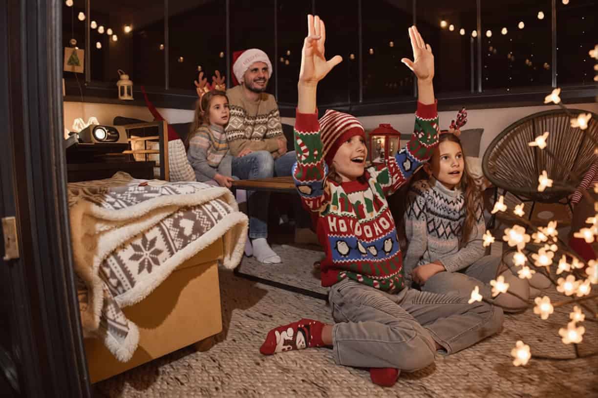 Christmas movies for family night