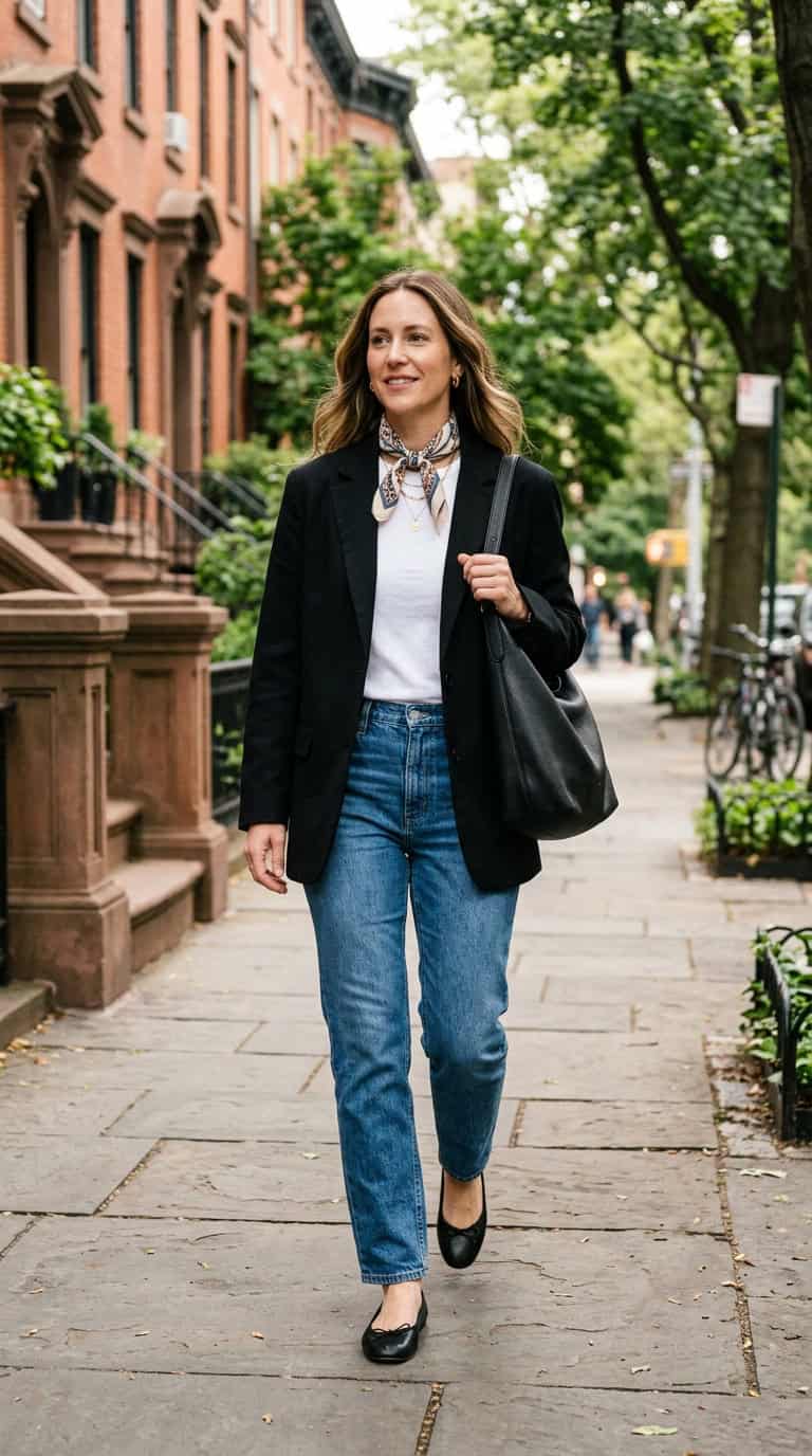 black blazer outfits for women