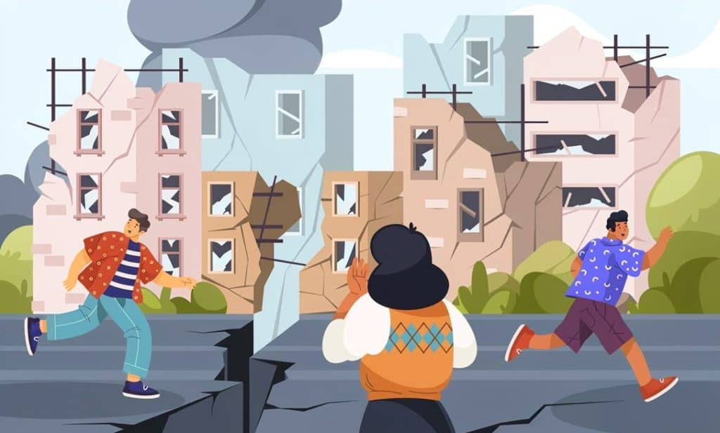 mistakes people make during an earthquake