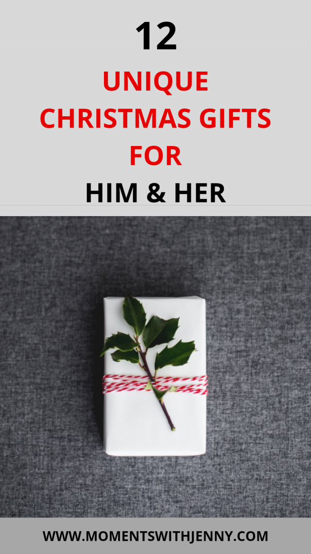 12 Unique Christmas Gifts for Him and Her Moments With Jenny