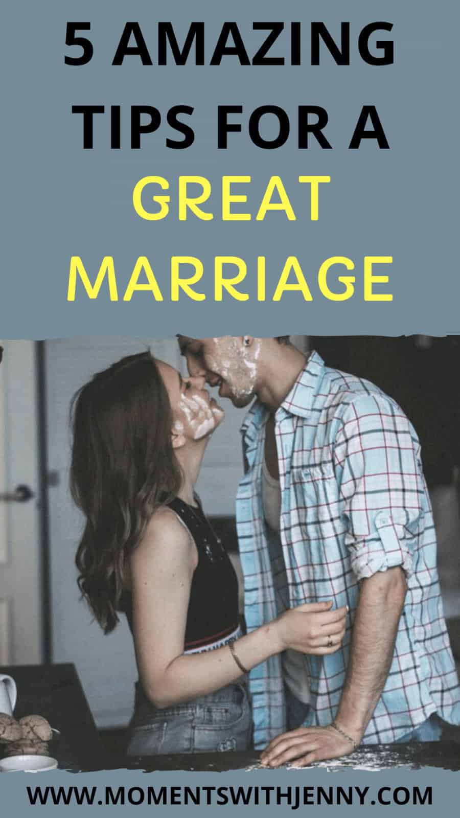 5 amazing tips for a great marriage