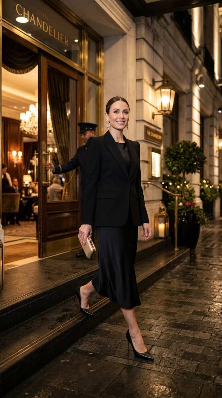 black blazer outfits for women