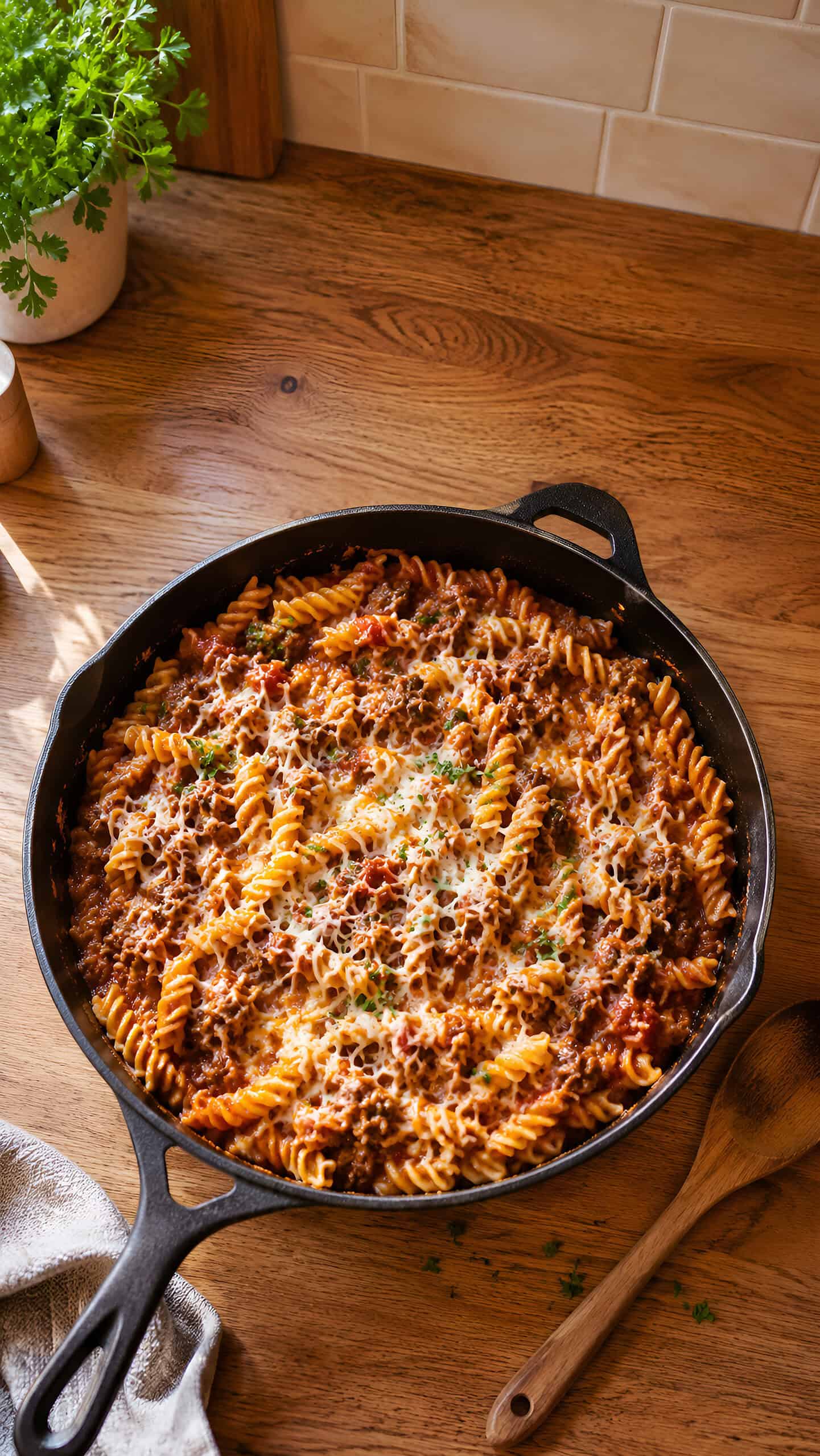 5-Ingredient Beef Pasta