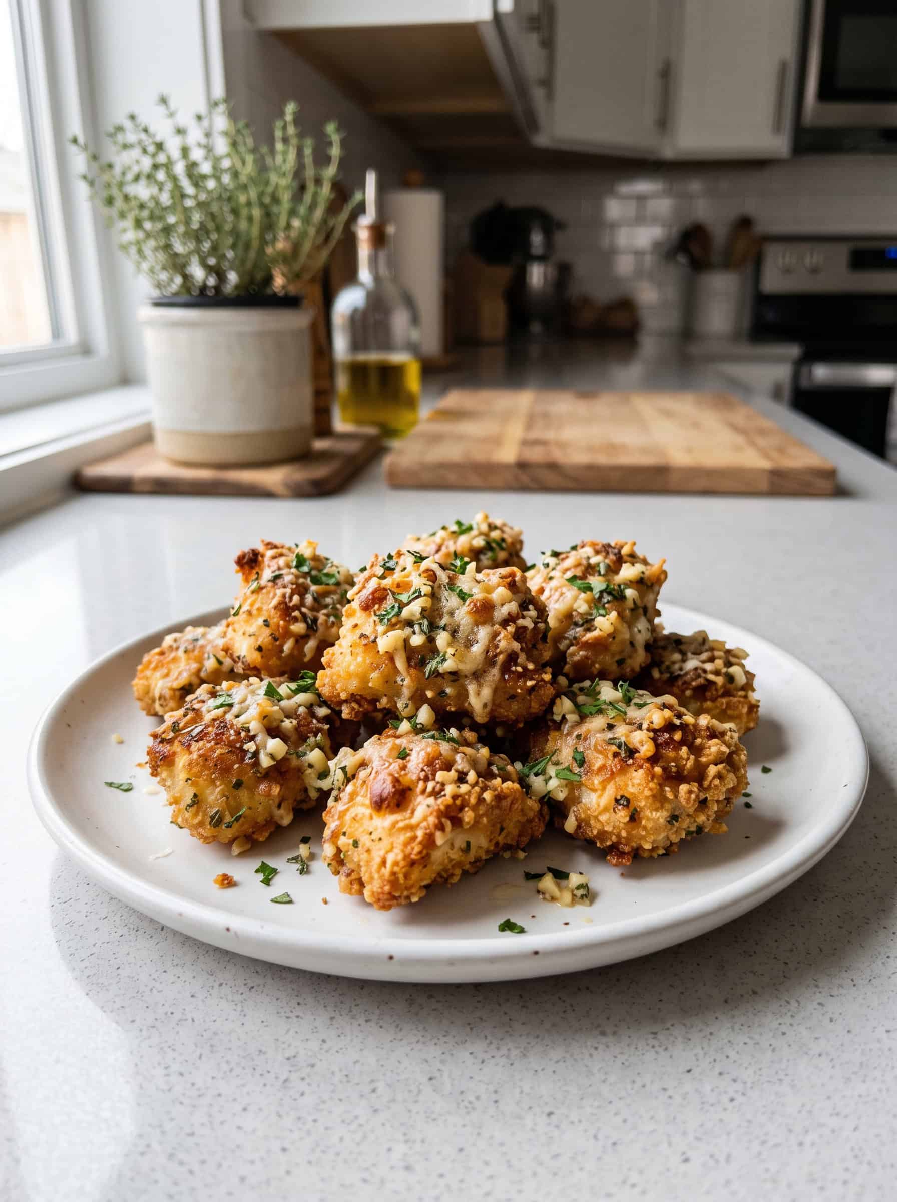 Air Fryer Garlic Parmesan Chicken