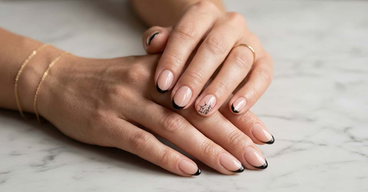 Simple Aesthetic Halloween Nails