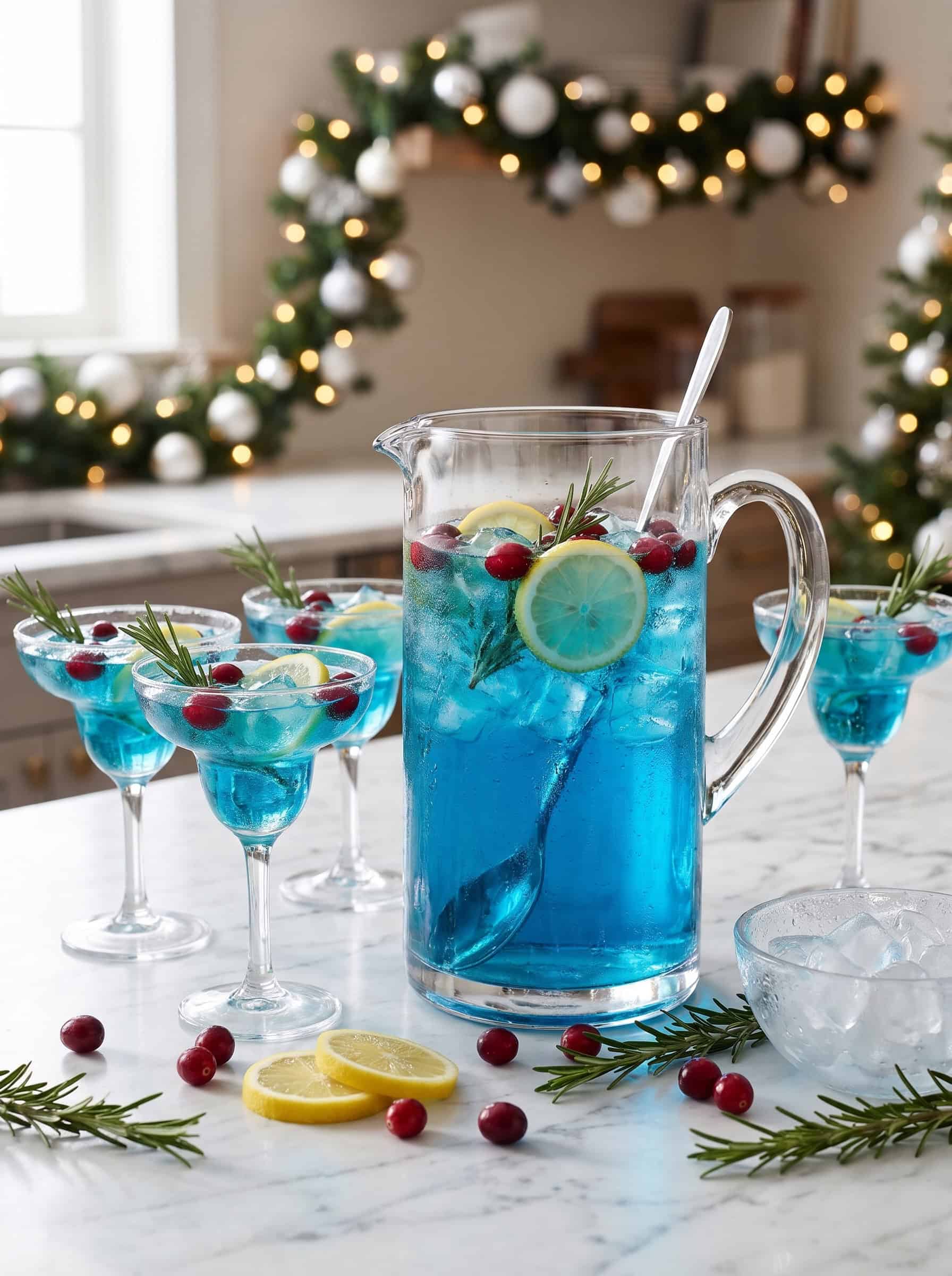 Blue Christmas Punch