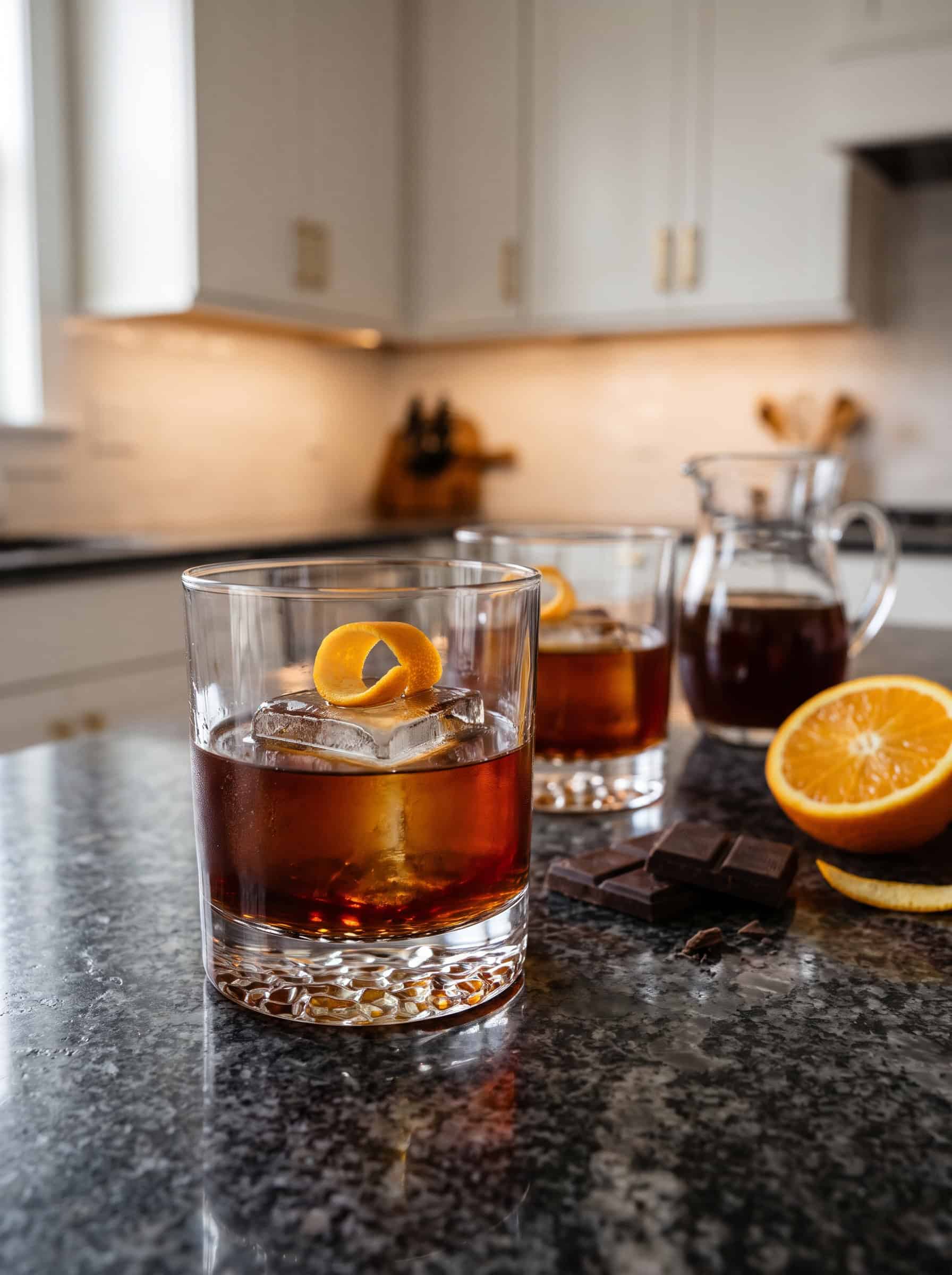 Chocolate Orange Bourbon Cocktail