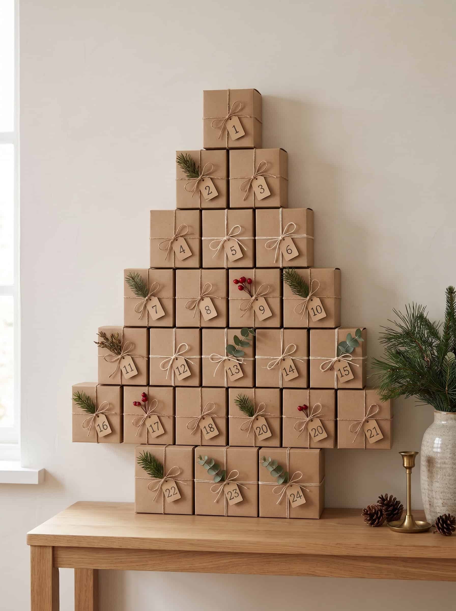 Christmas Tree Box Advent Calendar