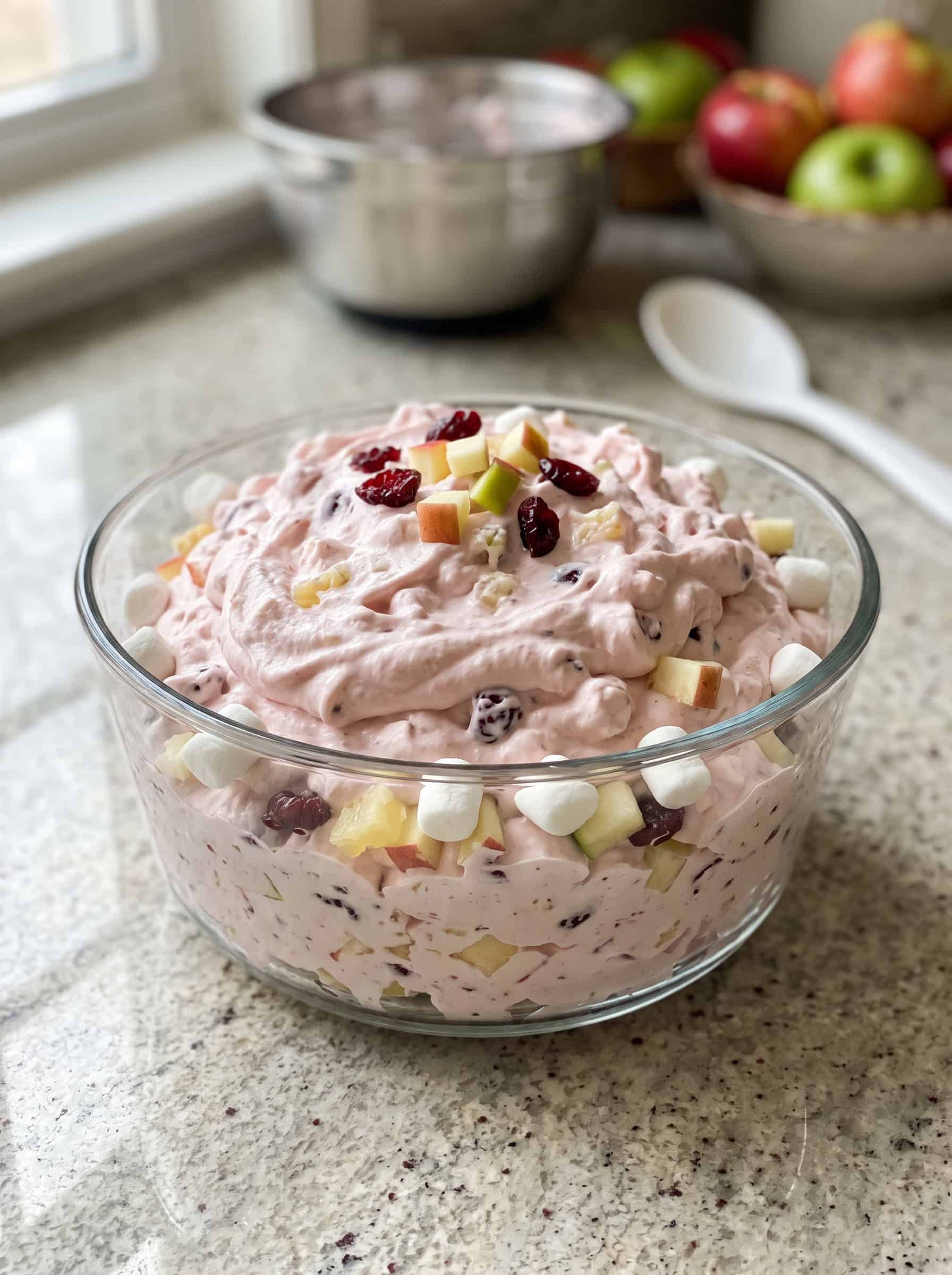 Cranberry Apple Fluff Salad