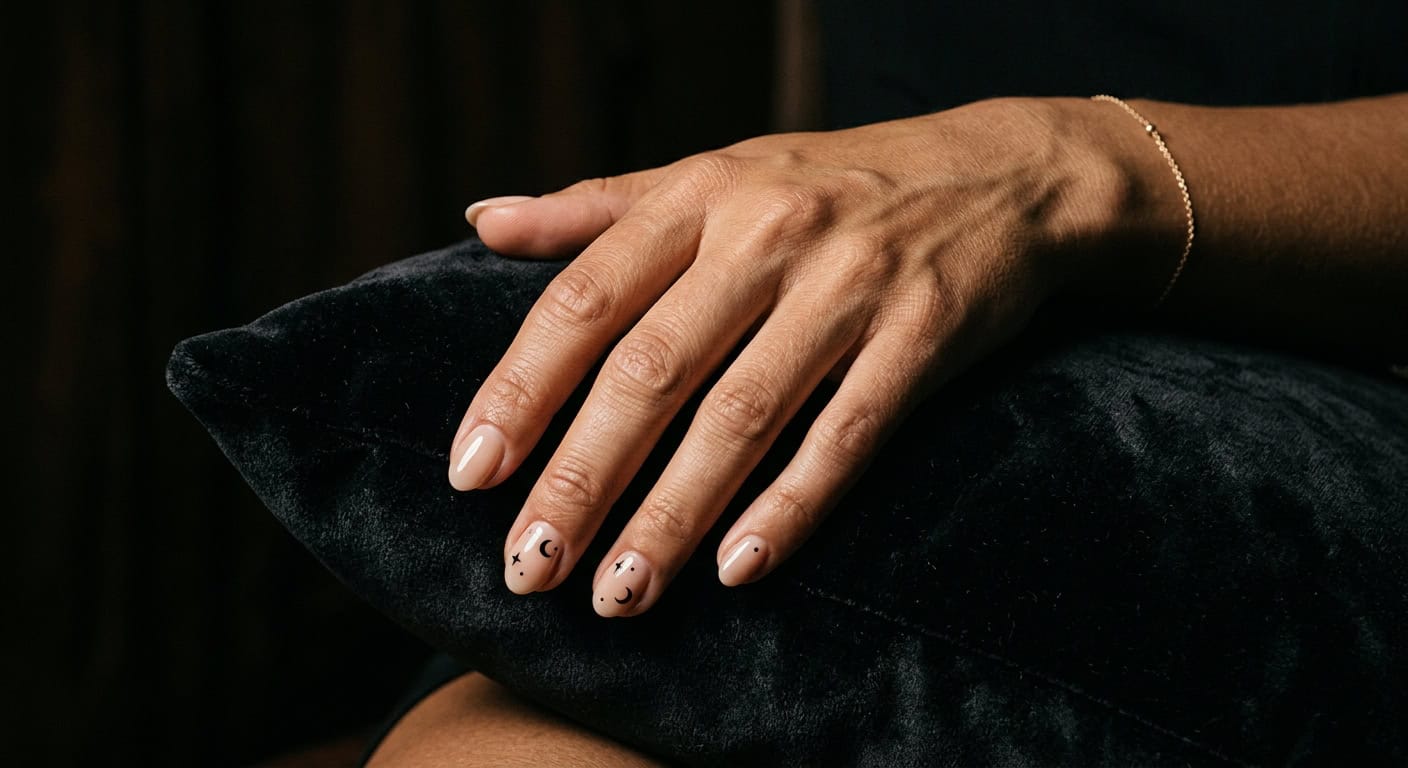 Simple Aesthetic Halloween Nails