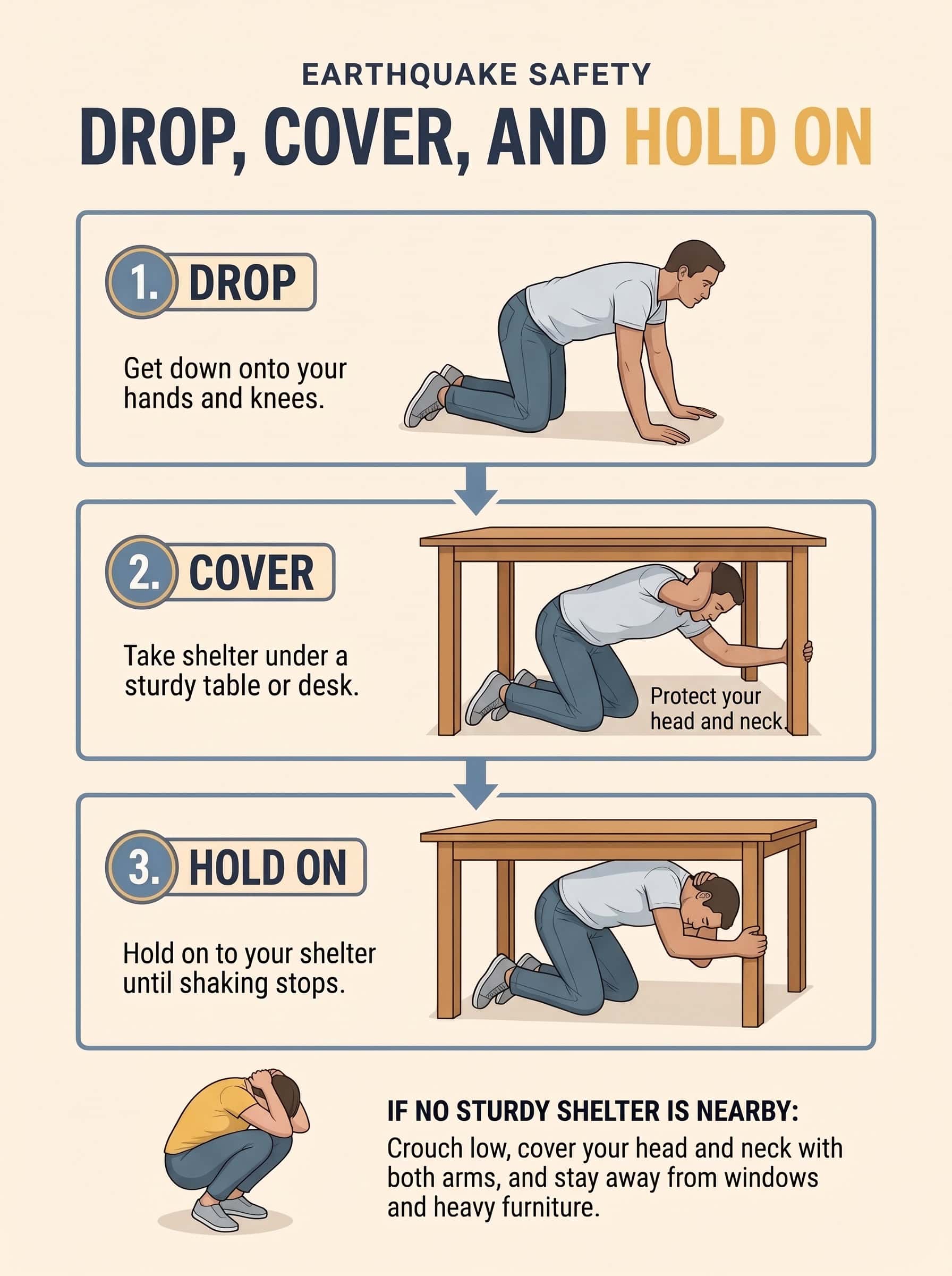 How To Stay Safe During An Earthquake: 10 Life-Saving Tips