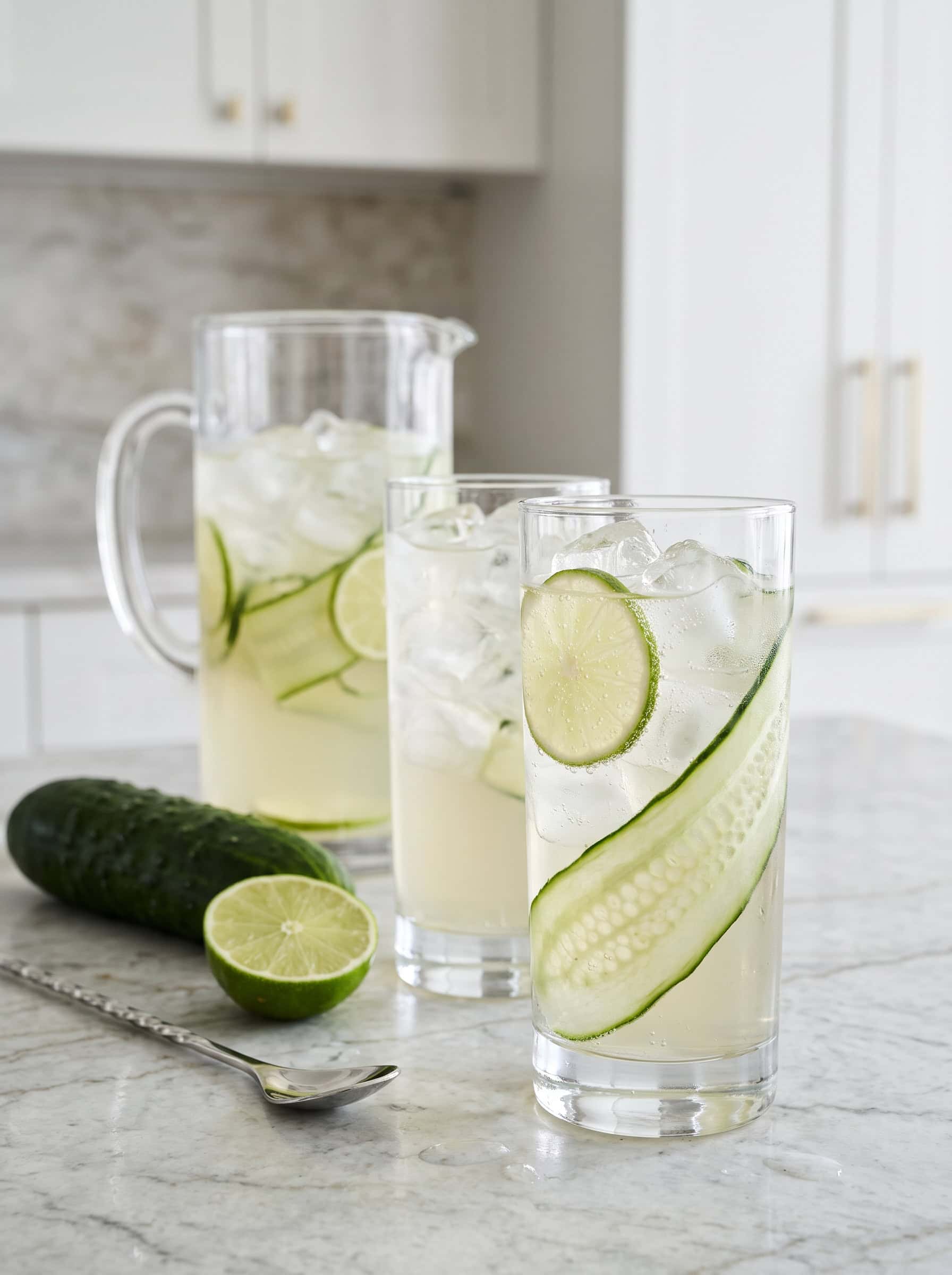 Elderflower Cucumber Gin Cooler