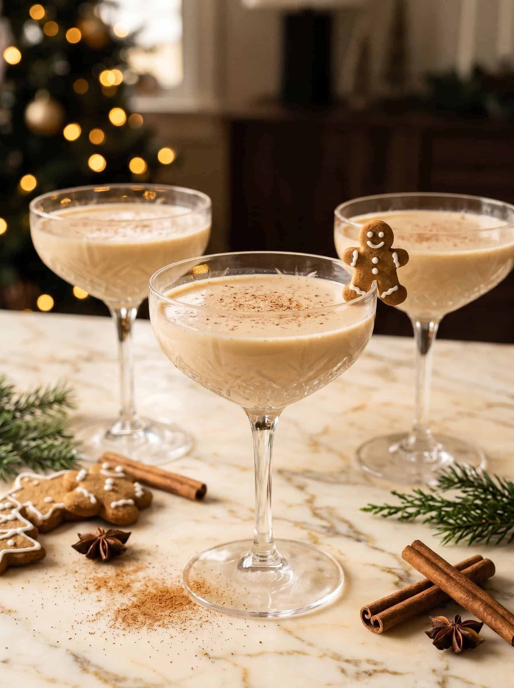 Festive Gingerbread Martini