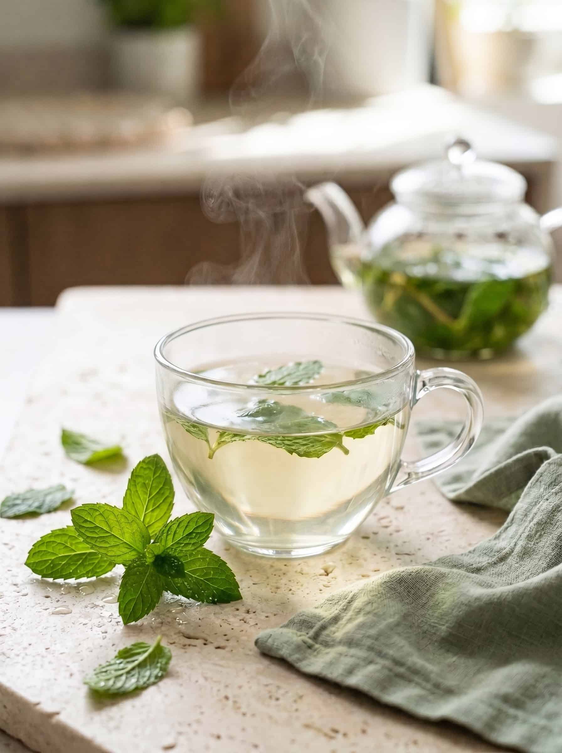 Fresh Peppermint Tea