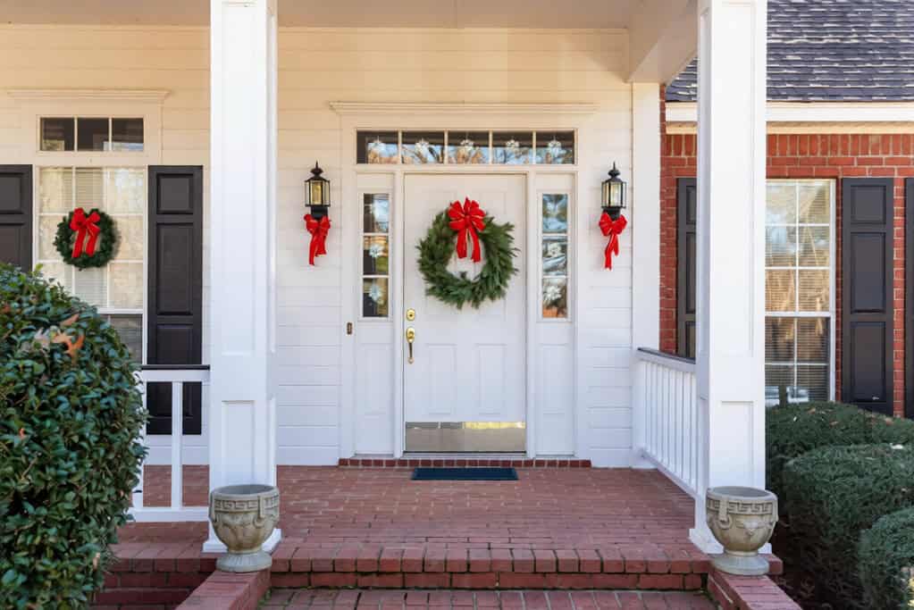 Christmas front porch ideas