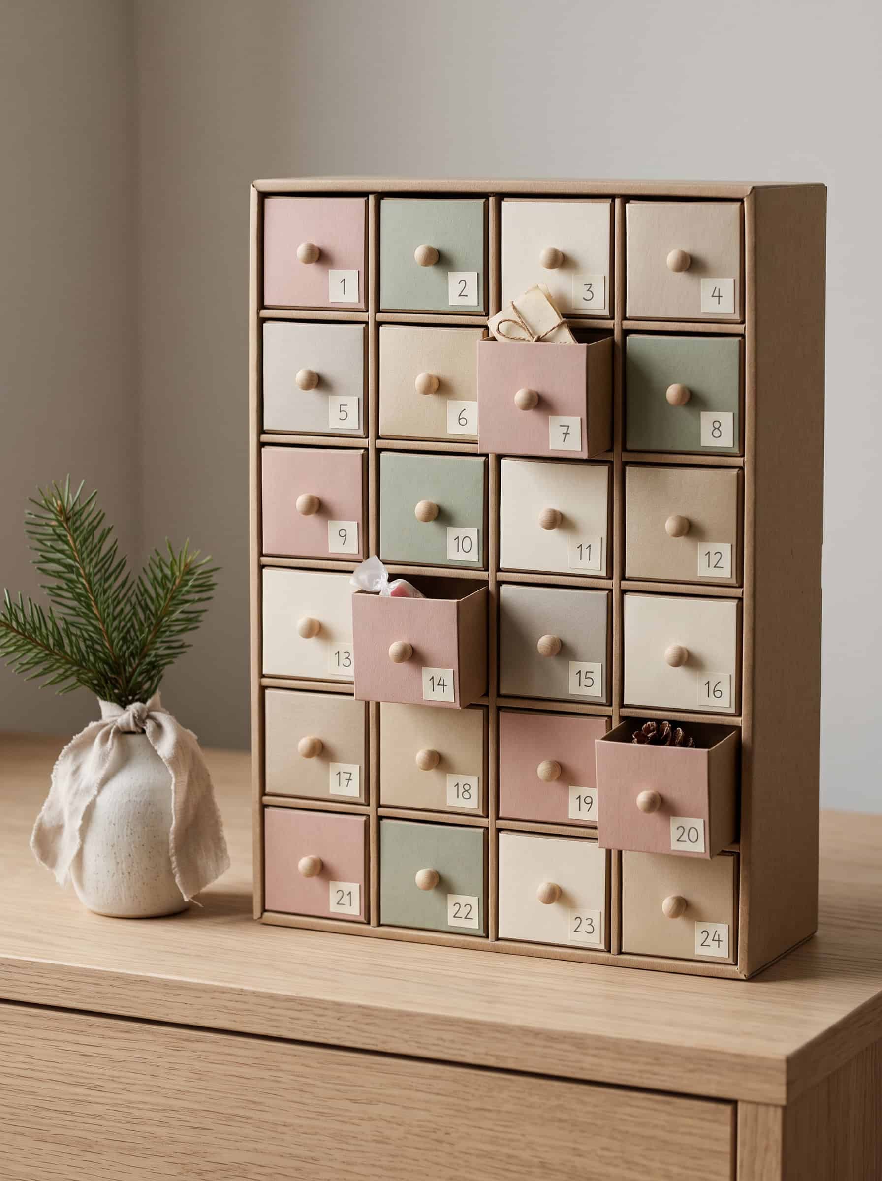 Mini Matchbox Drawer Calendar