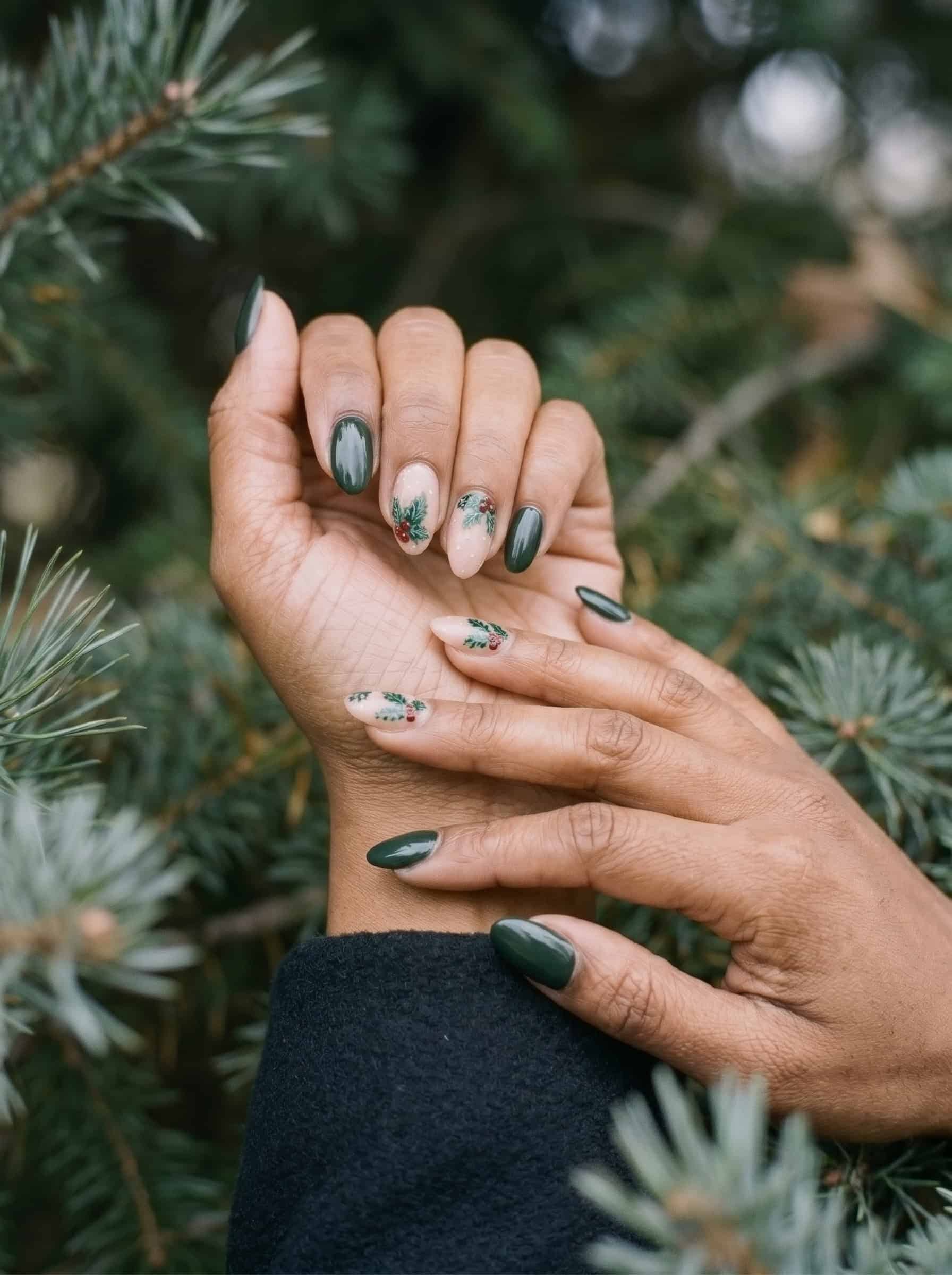 35 Aesthetic Christmas Nails That Look Chic And Festive