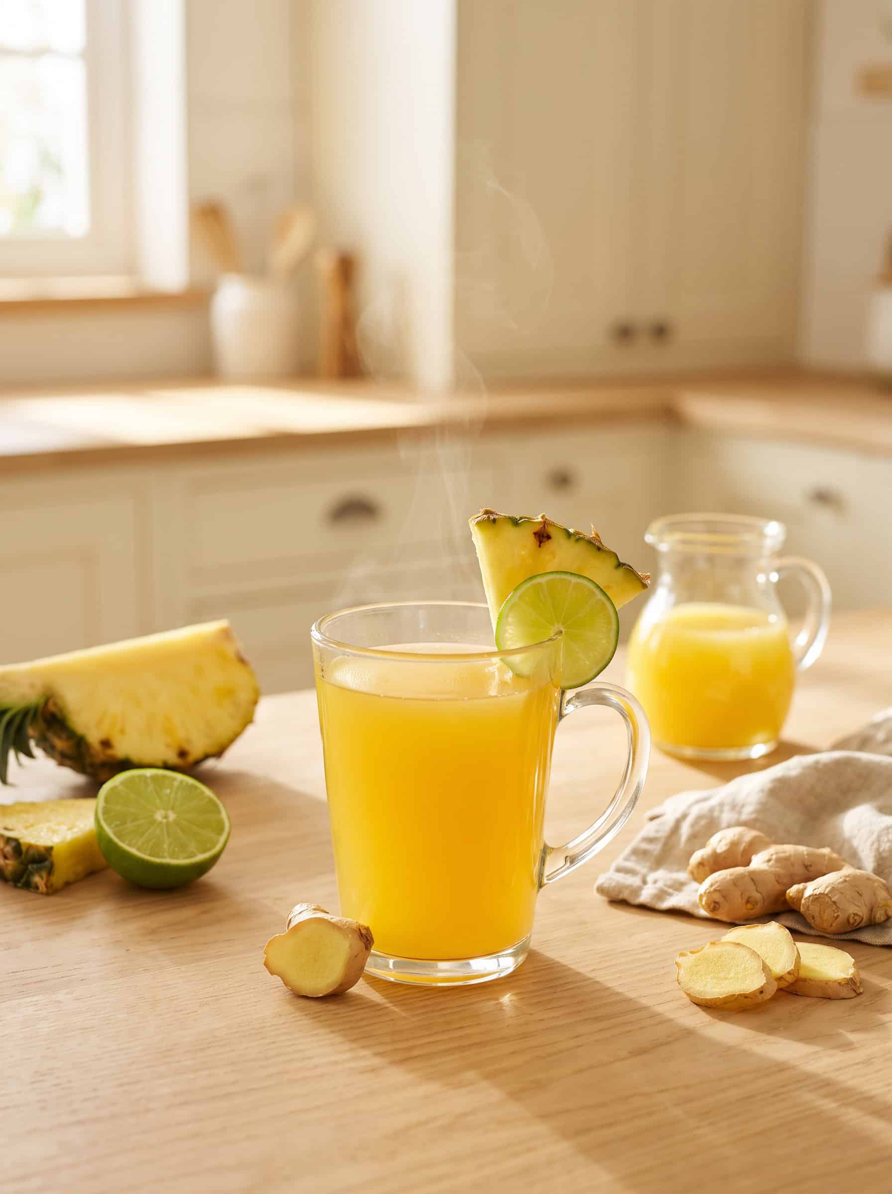Hot Pineapple Ginger Punch