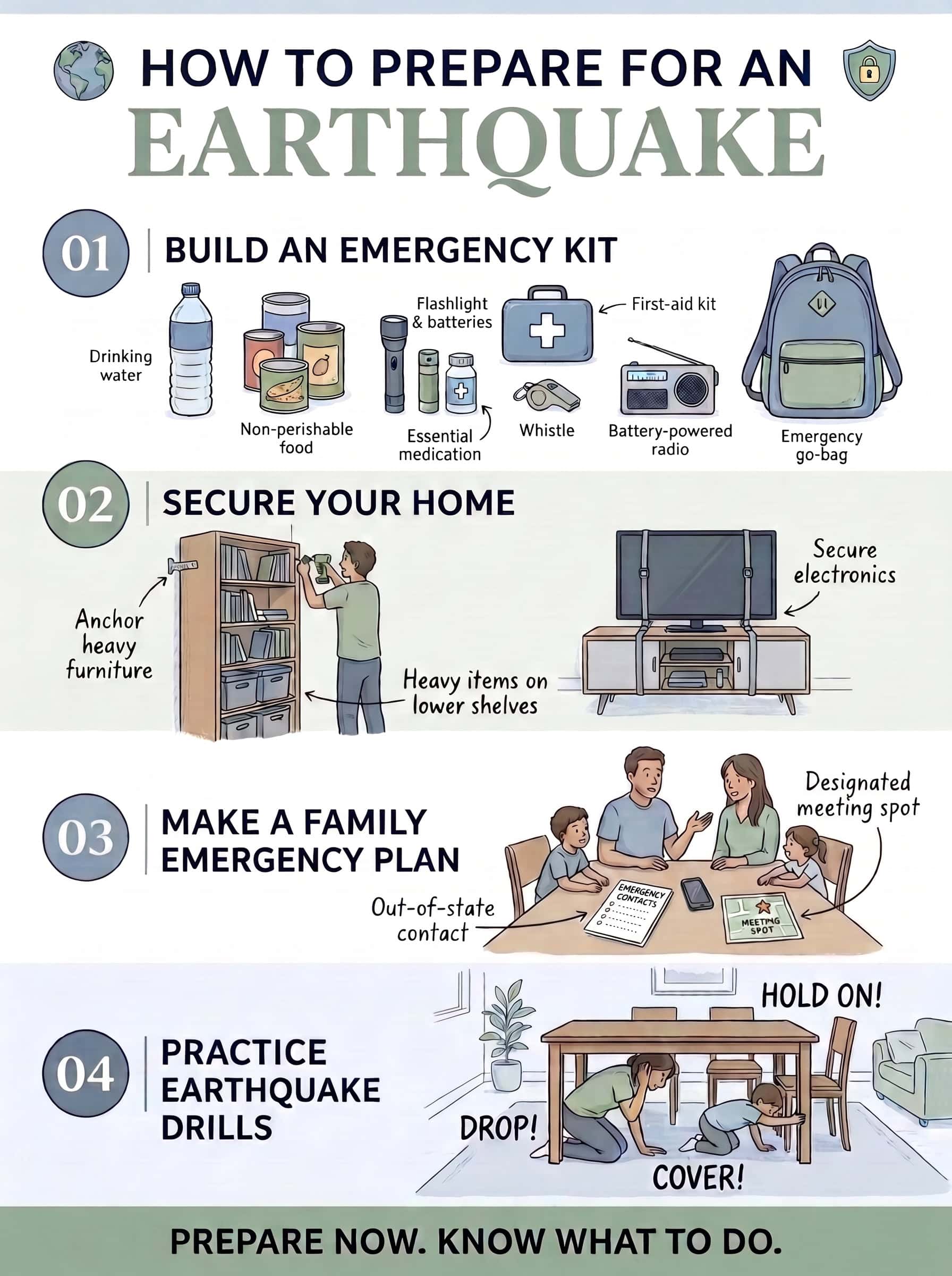 How To Prepare For An Earthquake Before It Happens