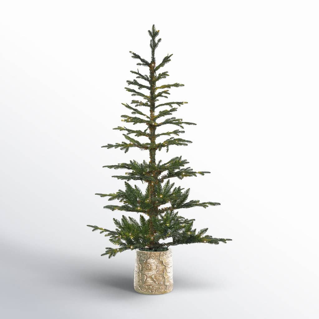 minimalist Christmas trees
