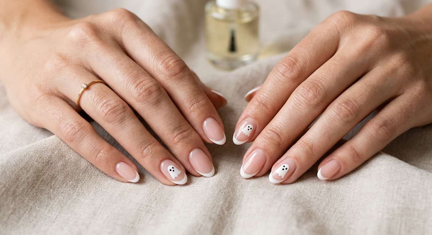 Simple Aesthetic Halloween Nails