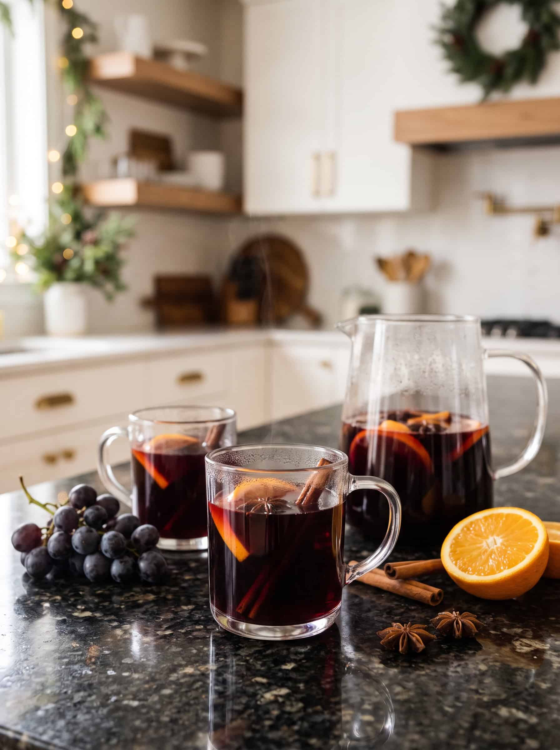 Mulled Spiced Grape Juice