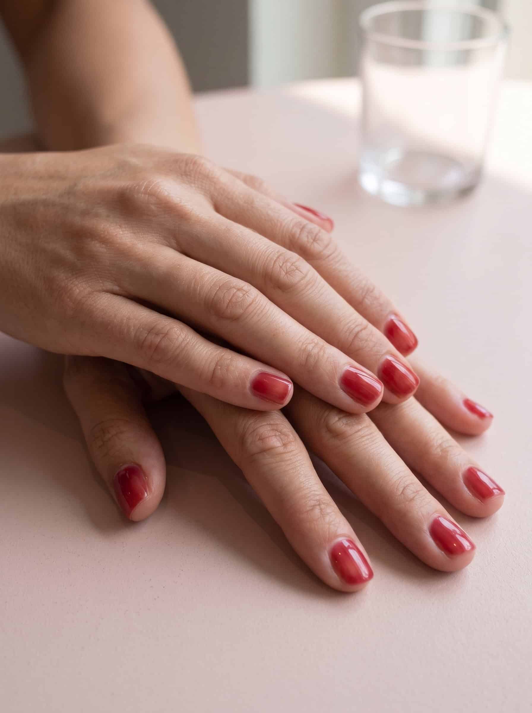 Red Jelly Nails