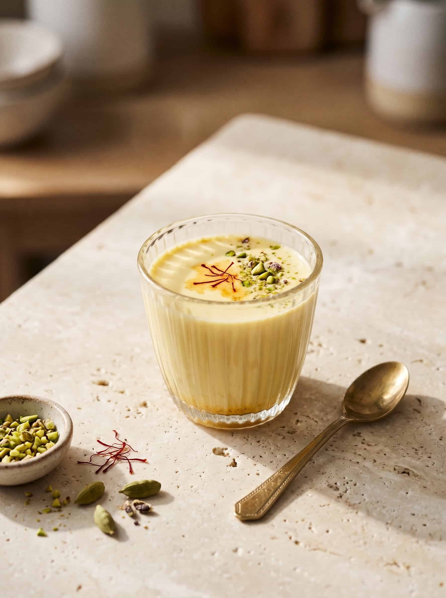 Saffron Pistachio Milk
