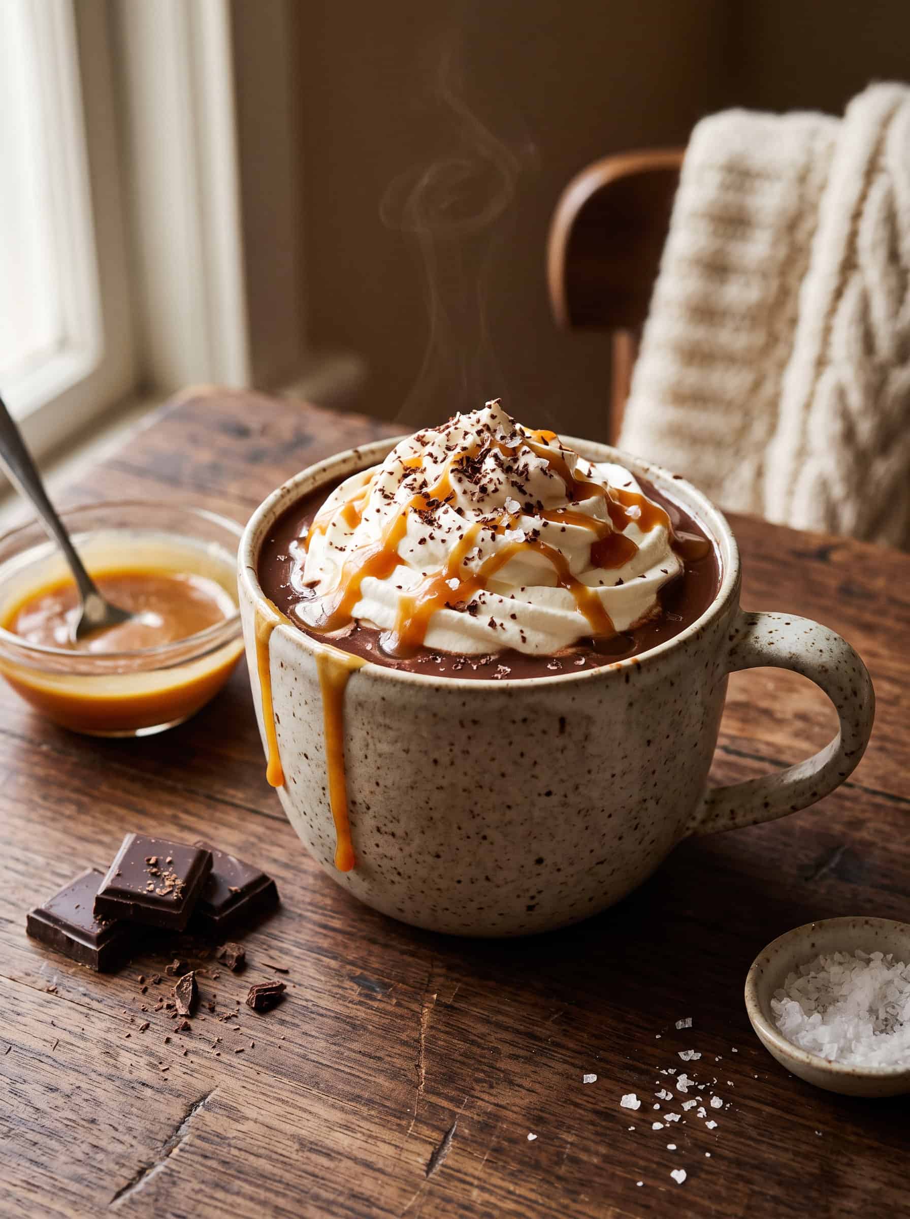 Salted Caramel Hot Chocolate