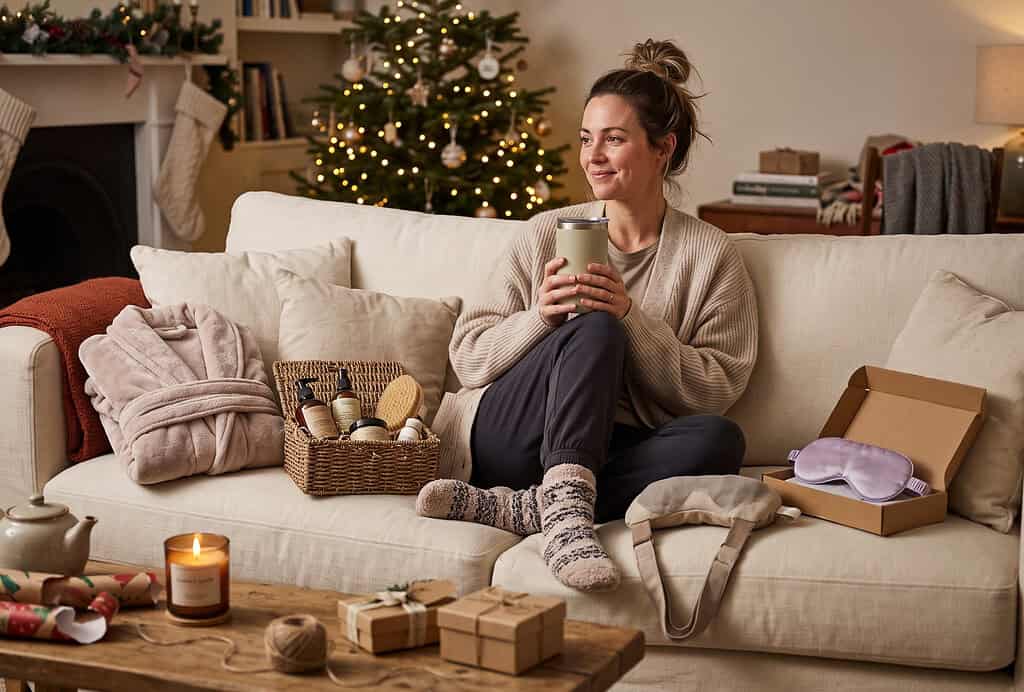 self-care Christmas gifts for stressed moms