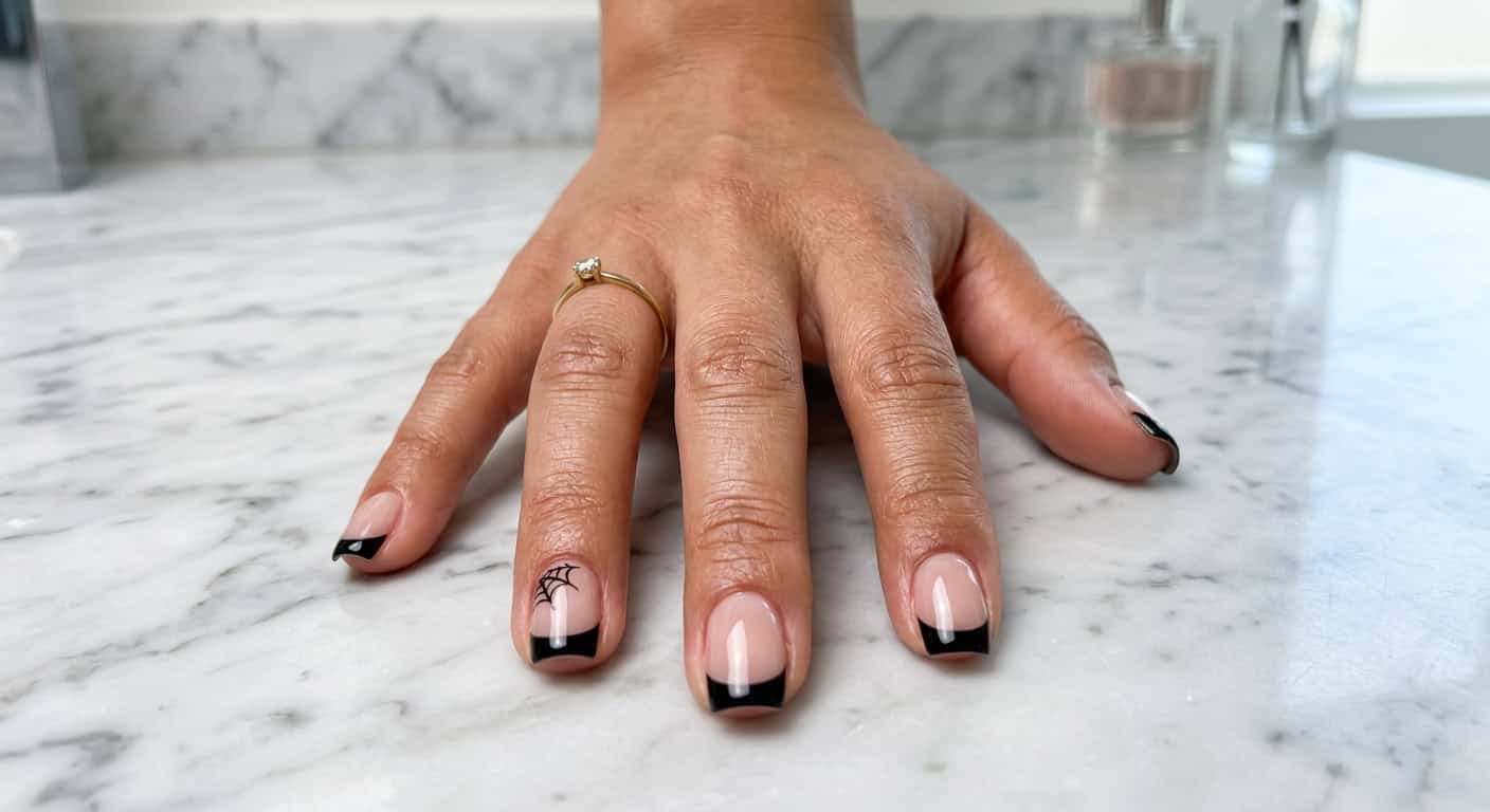 Short Aesthetic Halloween Nails
