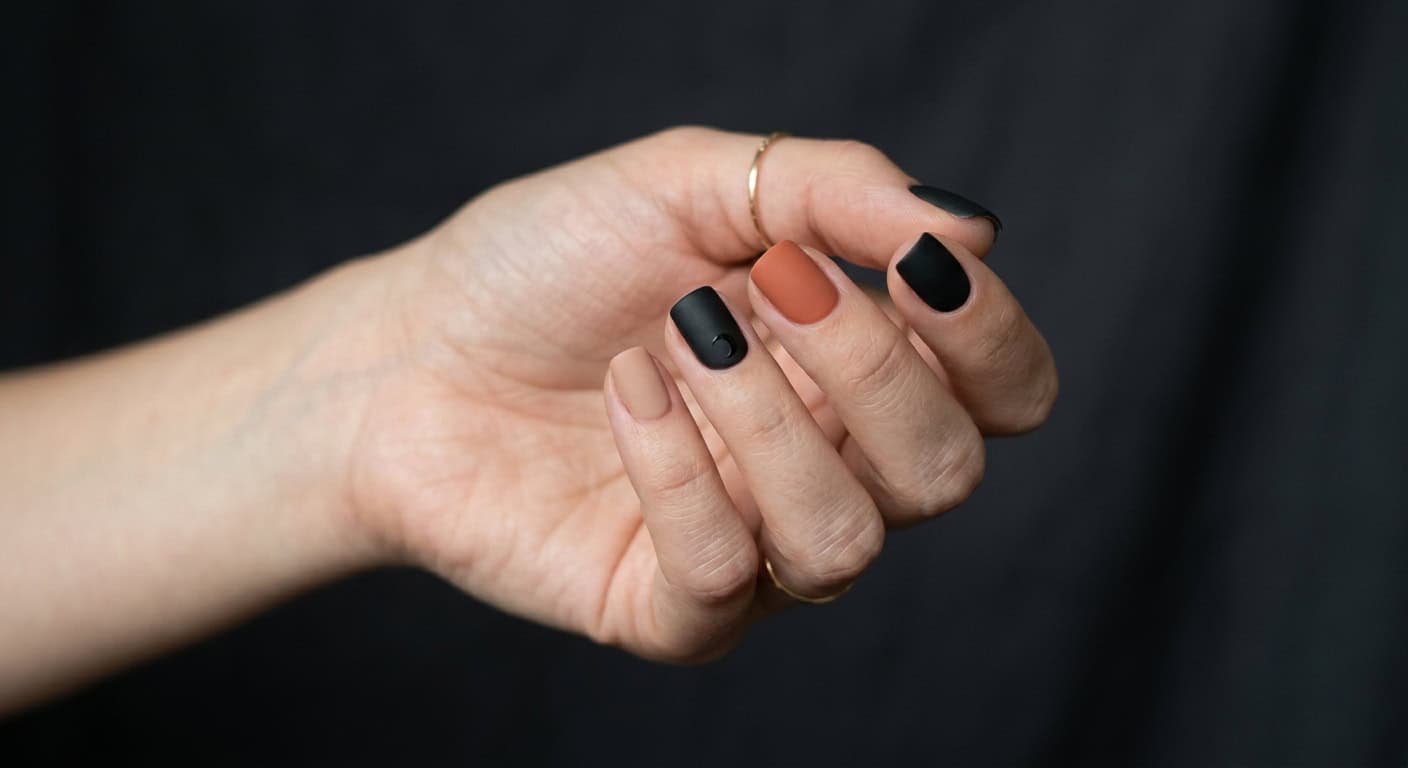 Short Aesthetic Halloween Nails