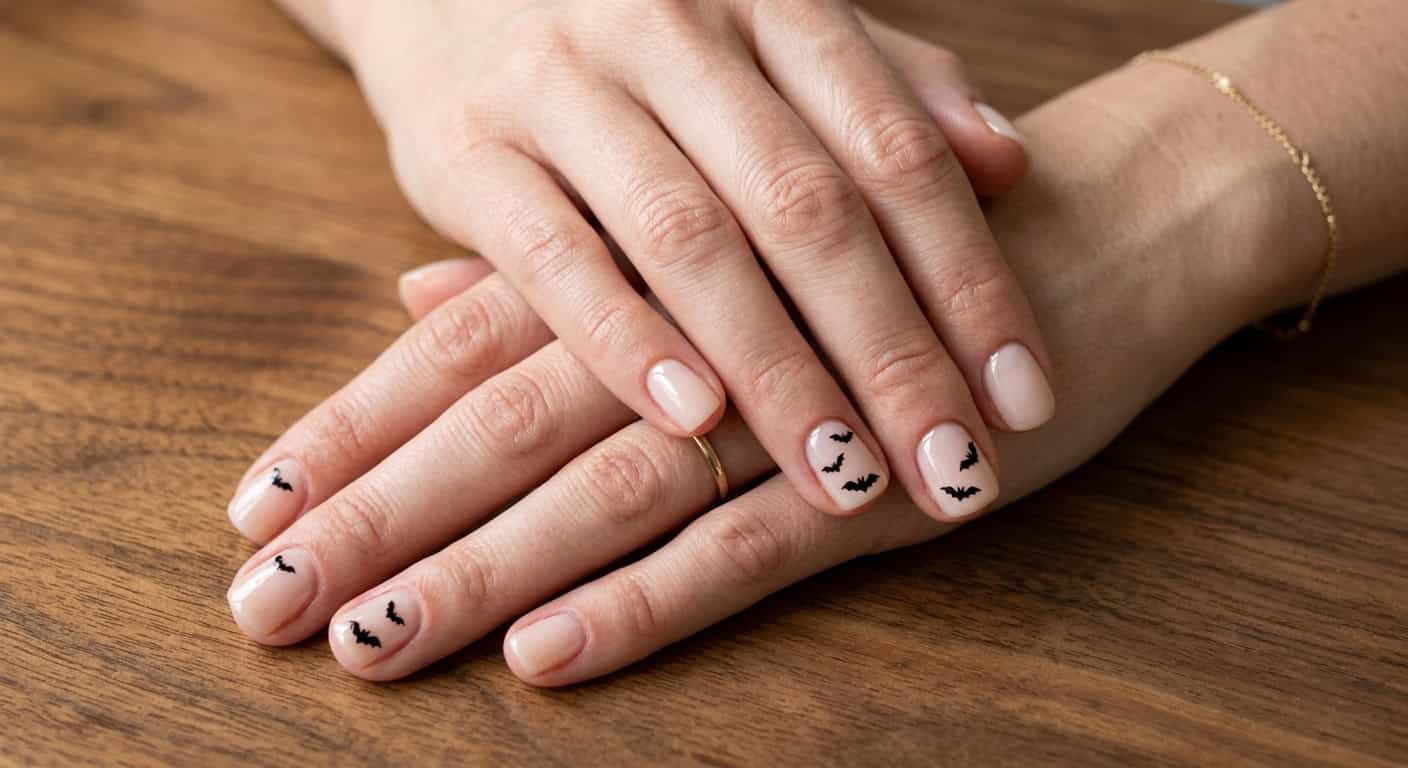 Simple Aesthetic Halloween Nails