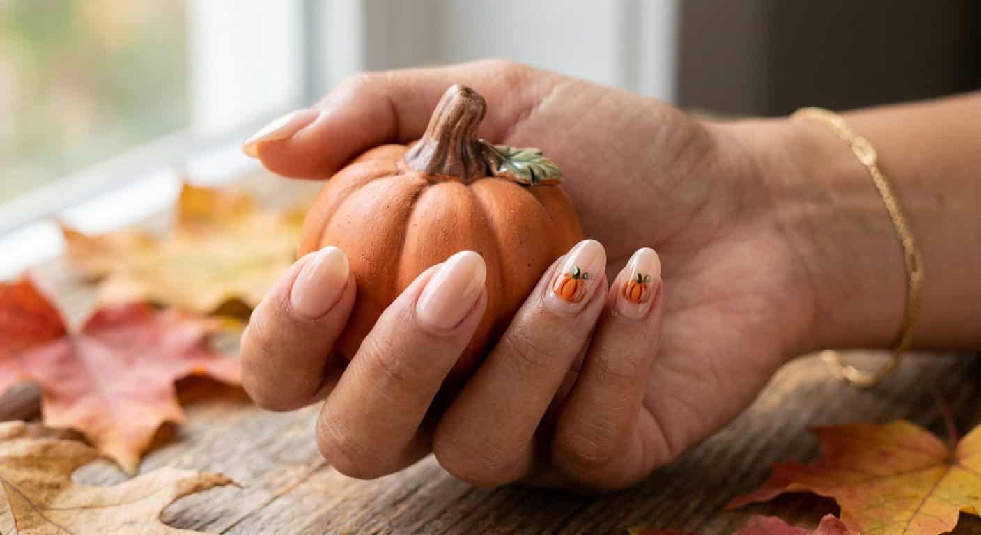 Simple Aesthetic Halloween Nails