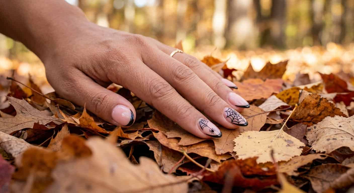 Short Aesthetic Halloween Nails