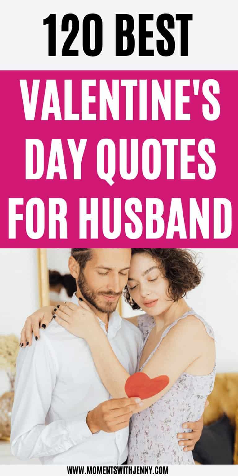 120 Best Valentine's Day Quotes For Your Husband | Moments With Jenny