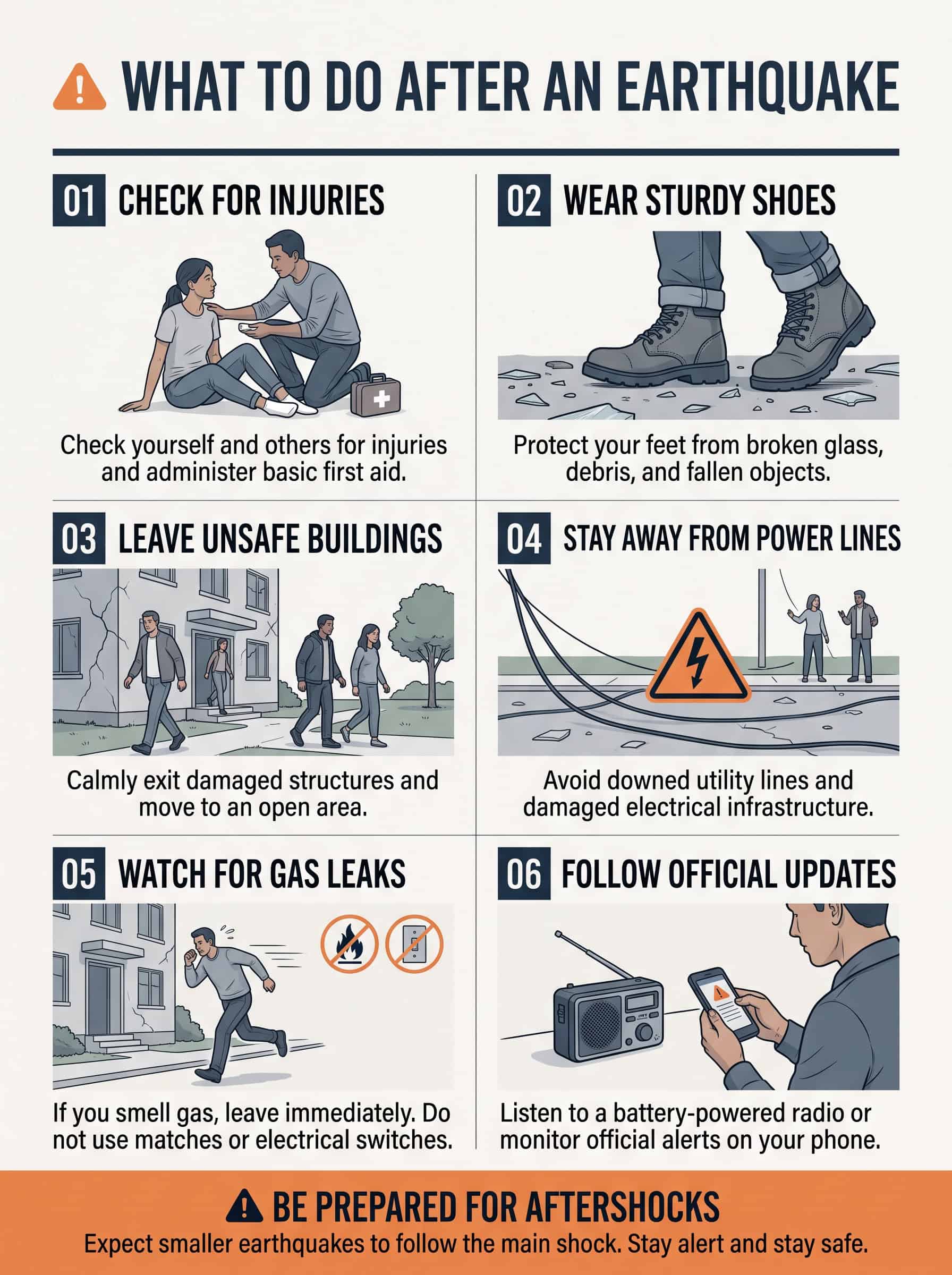 What To Do After An Earthquake