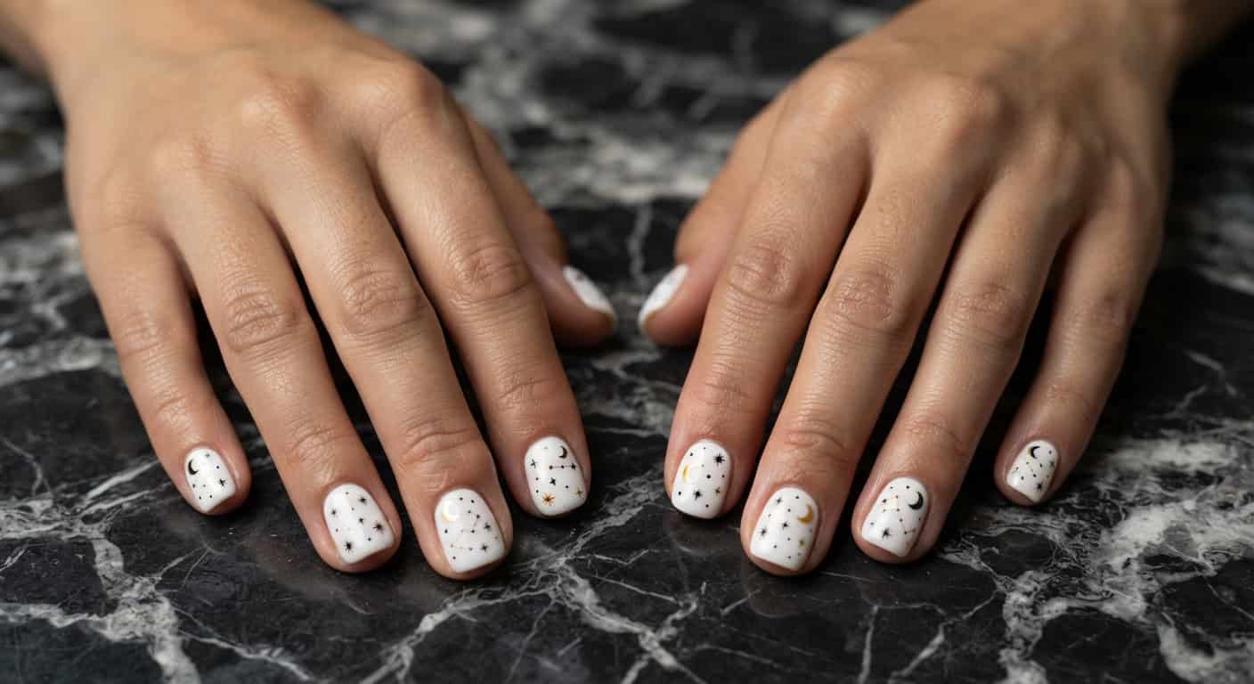 Short aesthetic Halloween nails